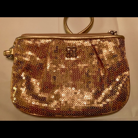 Gold Sequin Coach Wrislet - Picture 2 of 4